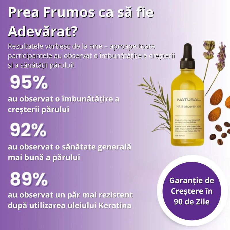Ulei Natural pentru Creșterea Părului